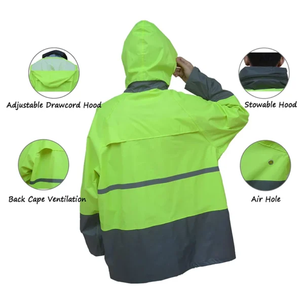 Rain Suit - Waterproof Protection & High Visibility JAMSCA 20098 - Image 4