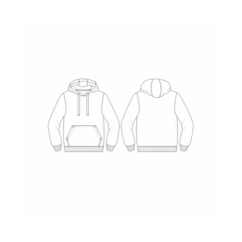 Heavyweight 260 GSM Fleece Hooded Pullover | UNISEX